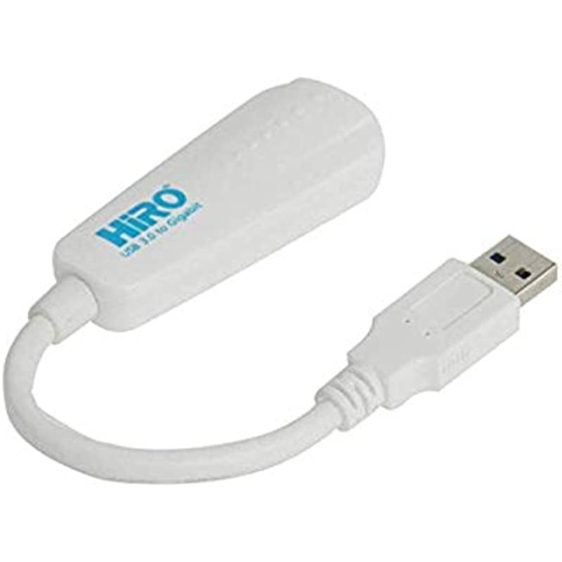 HiRO H50315 USB 3.0 to Gigabit Ethernet LAN 10 100 1000 Mbps Portable Network Adapter Windows 10 8.1 8 32-bit 64-bit Plug Native No Installation Needed Windows 7 Compatible - Walmart.com