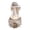 j-Gold61, variant on LIIPEE Girls Sandals Casual Shiny Sequins Pearl Bow Hollow Out Ankle Strap Fashion Sandals Kids Flat Bottom Performance Princess Shoes Cute Comfortable Breathable Soft Footwear,Silver,9-9.5 Years