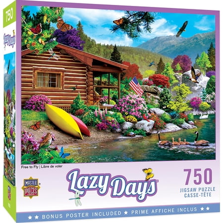 MasterPieces 750 Piece Jigsaw Puzzle for Adults - Free to Fly - 18 x24 price history on PriceWatchPro
