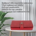thumbnail image 3 of Cartera de Cuero Tarjetero Ligero para Tarjetas de Crédito Tarjetero con Correa de Muñeca Extraíble Tarjetero de Cuero Minimalista Tarjetero Pequeño Portátil para Mujer de ANGGREK  Otros, 3 of 8