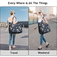 thumbnail image 2 of Wildflower Daisy Travel Tote Boho Vintage Weekender Bag, , Large Capacity, Adjustable Shoulder Strap, 2 of 5