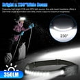 thumbnail image 5 of 1Pc Rechargeable Headlight Flashlight, Bright Motion Sensor LED Headlamp with USB Cable, 5 Modes Waterproof for Outdoor Running, Camping, 5 of 8