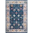 thumbnail image 2 of nuLOOM Classic Tinted Floral Area Rug, 4' x 6', Blue, 2 of 2
