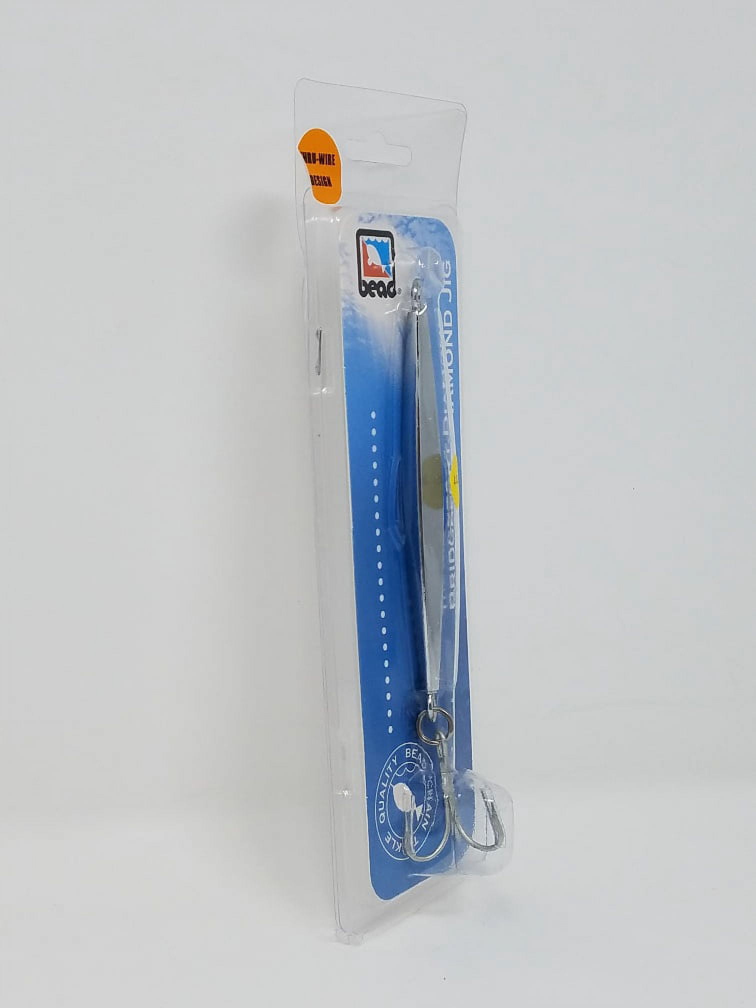 Bead Bridgeport Diamond Jig with Treble Hook, 4 oz., D43 Fishing Jig