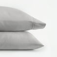 thumbnail image 4 of Super Soft Pillowcase 2-Pack Set Light Gray Standard/Queen Size Bedding by Comfort Canopy, 4 of 13