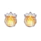 thumbnail image 2 of Juego de 2 portavelas votivas de tulipán, portavelas de cristal para centro de mesa, portavelas para decoración de bodas, cumpleaños, aniversarios, fiestas y festividades, transparente, 2 of 6
