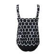 thumbnail image 5 of 2026 New Tankini Swimsuits for Women Swim Tank Top with Swim Shorts, 2 Piece Swimwear Modest Tummy Control Bathing Suits(Black,XXL), 5 of 6