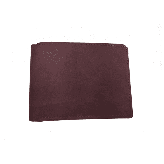 AlKhalil - Men’s Brown Leather Bifold Wallet – Slim Classic Design with Multiple Card Slots