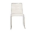 thumbnail image 1 of Chaise de Salle à Manger Lino Transparente (Ensemble de 2), 1 of 2