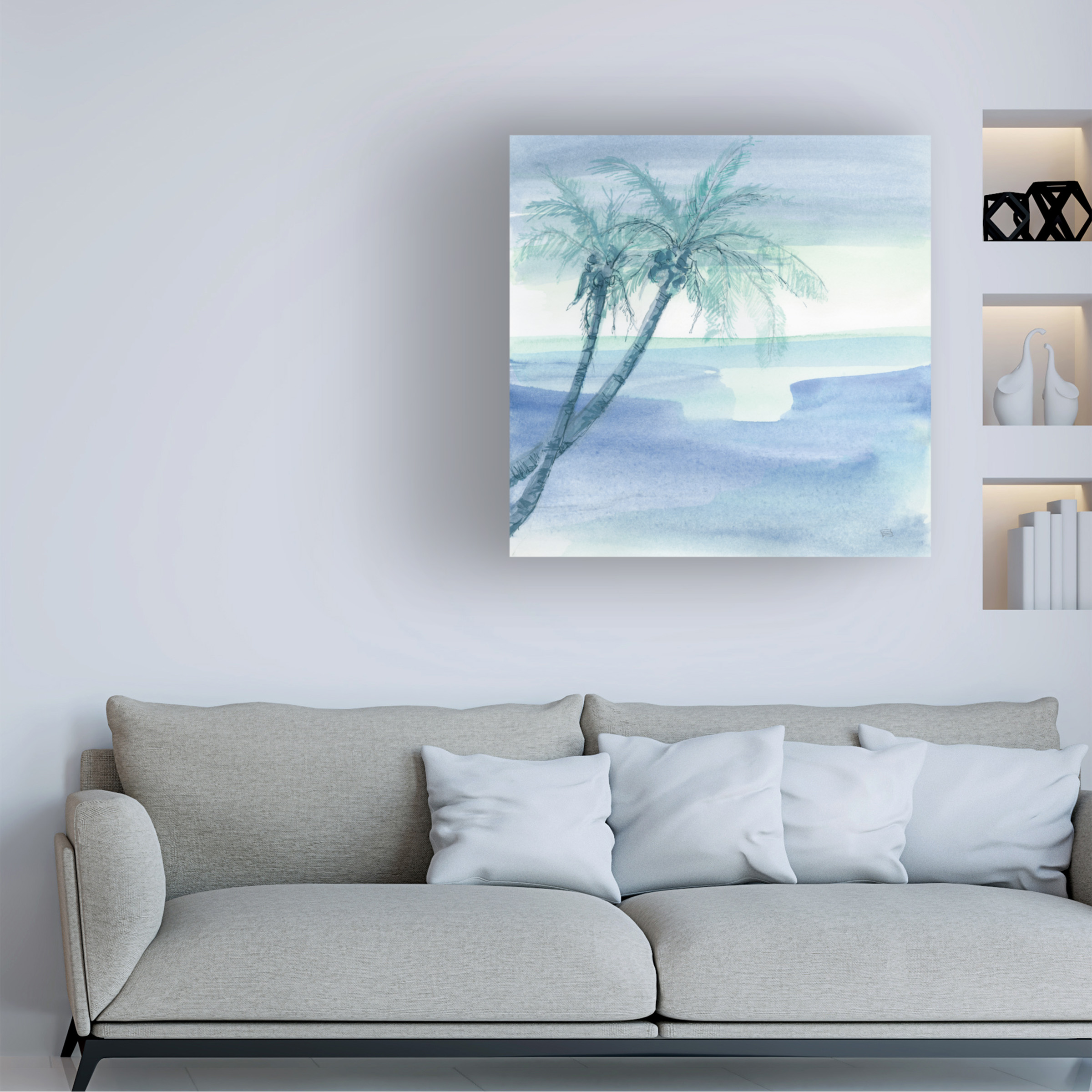 Trademark Fine Art 'Peaceful Dusk I' Canvas Art by Chris Paschke