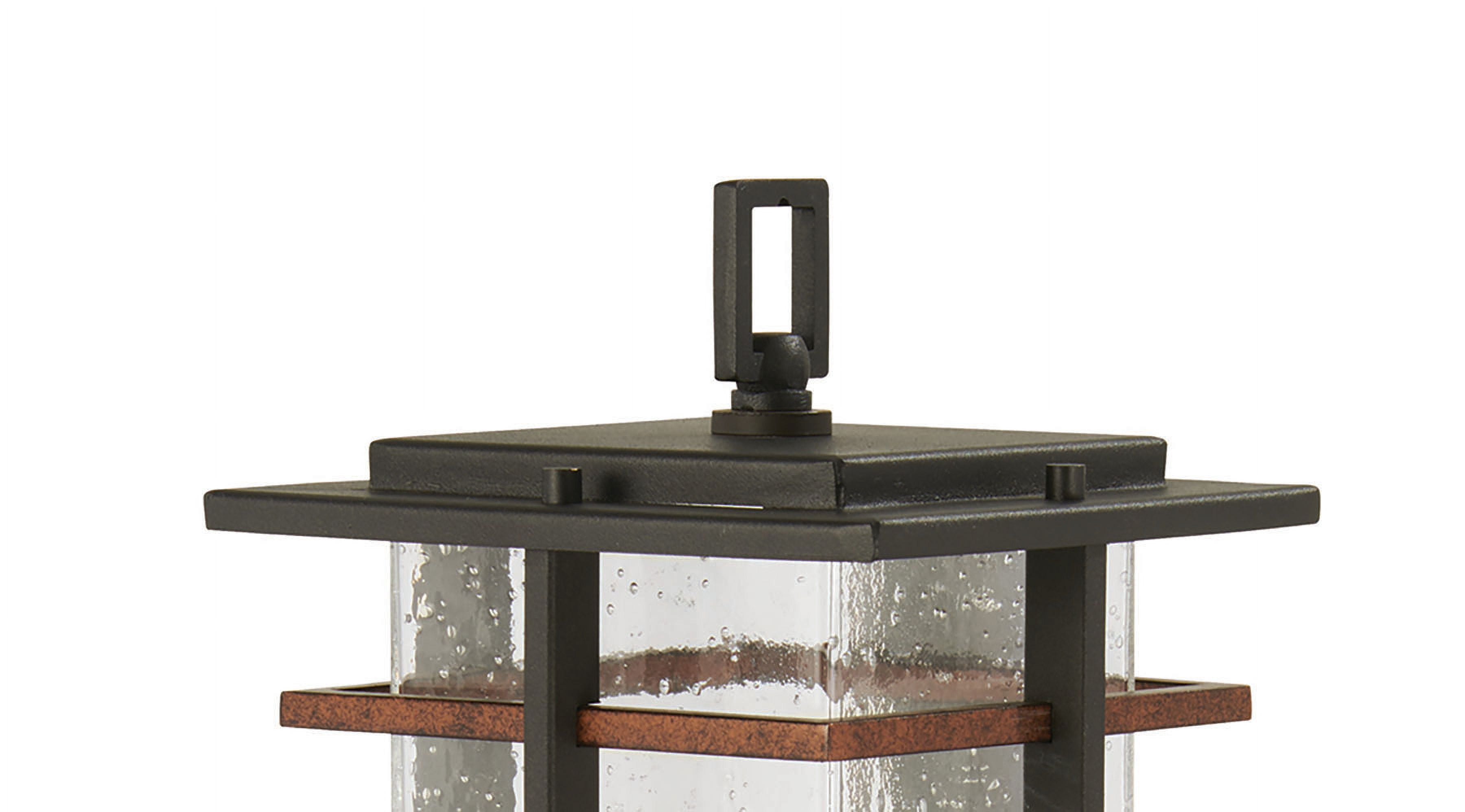 Minka Lavery San Marcos 20 1/2" High Black and Copper Outdoor Post Light