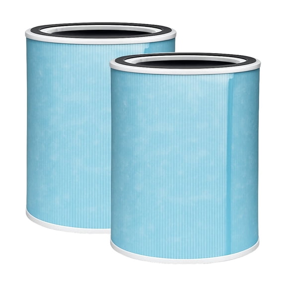 Nispira 4-in-1 True HEPA Activated Carbon Filter Replacement For Purezone Turbo Air Purifier PEAIRCYL 2 Pack