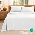 thumbnail image 3 of Bare Home TENCEL™ Sheet Set - Lyocell derived from Eucalyptus - Full, White, 3 of 9