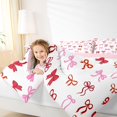 thumbnail image 4 of Feelyou Kid Butterfly Knot Bow Twin Comforter Sets, Kawaii Cartoon Bedding Set, 2pcs, 4 of 8