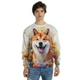 thumbnail image 4 of Welcome Spring Summer Shiba Inu Portrait Flower Blue Sky All Over Print 3D Sweatshirt Unisex Merch Shibas Dog Lovers Gifts Idea - 12001, 4 of 6