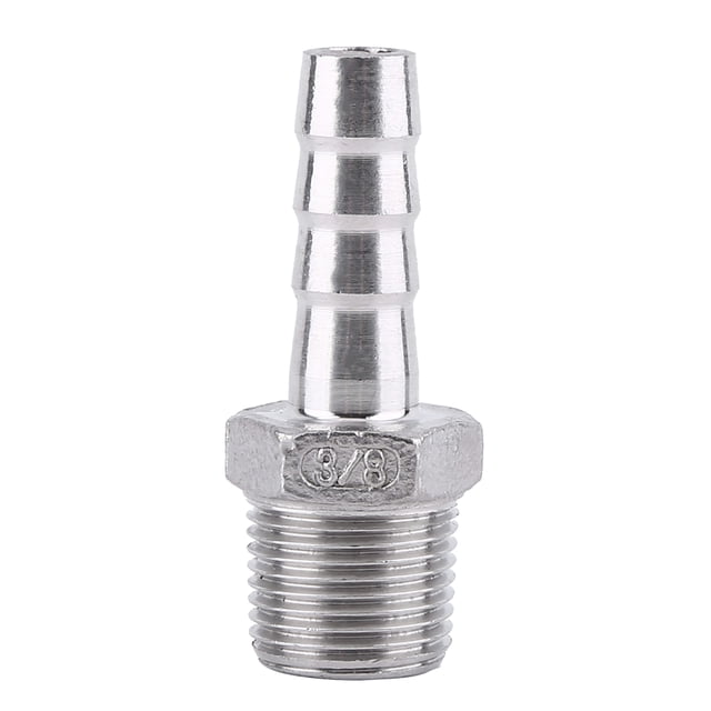 Adaptador de lengüeta, conector de tubería de rosca macho Adaptador de cola de manguera Accesorio de adaptador de manguera Calidad inigualable