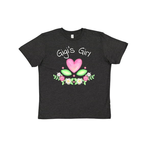 Inktastic Gigi's Girl- Heart Flowers Youth T-Shirt