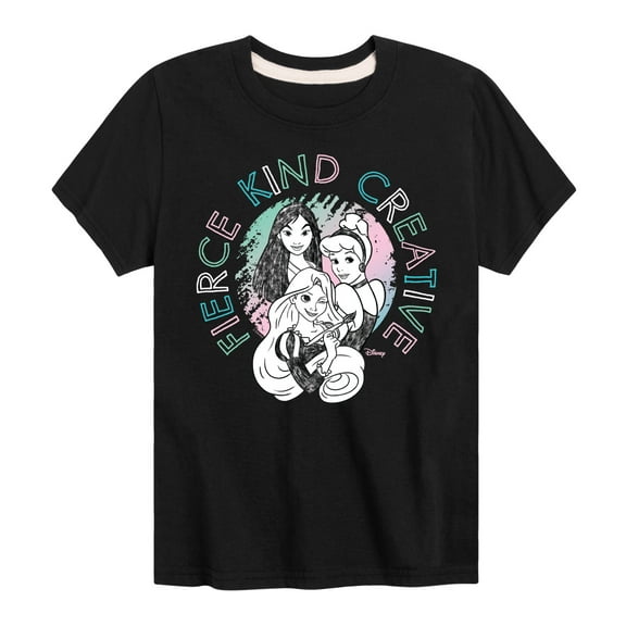 Disney - Fierce Kind Creative - Toddler & Youth Short Sleeve Graphic T-Shirt