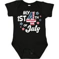 thumbnail image 3 of Inktastic My 1st 4th of July with Striped Stars Boys or Girls Baby Bodysuit, 3 of 5