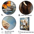 thumbnail image 3 of Designart "Wild Majesty Of An Elephant" Gorilla Floater Framed Wall Art Living Room, 3 of 5