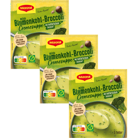 Maggi instant soup BROCCOLI & CAULIFLOWER 3pc.
