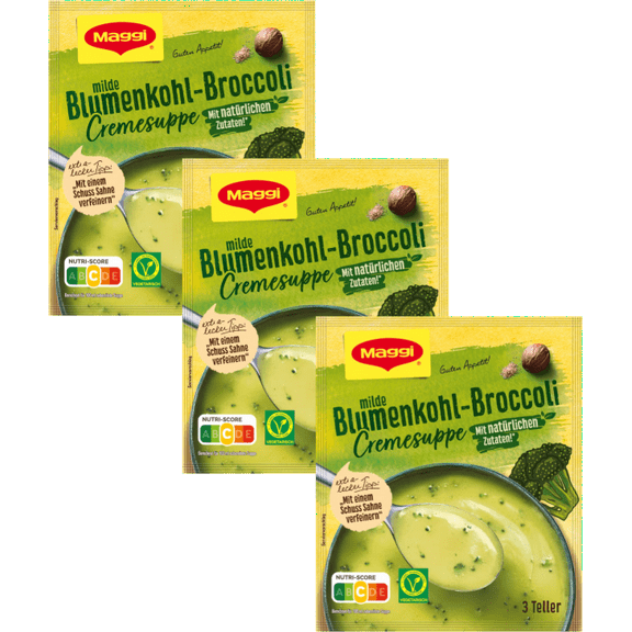 Maggi instant soup BROCCOLI & CAULIFLOWER 3pc.