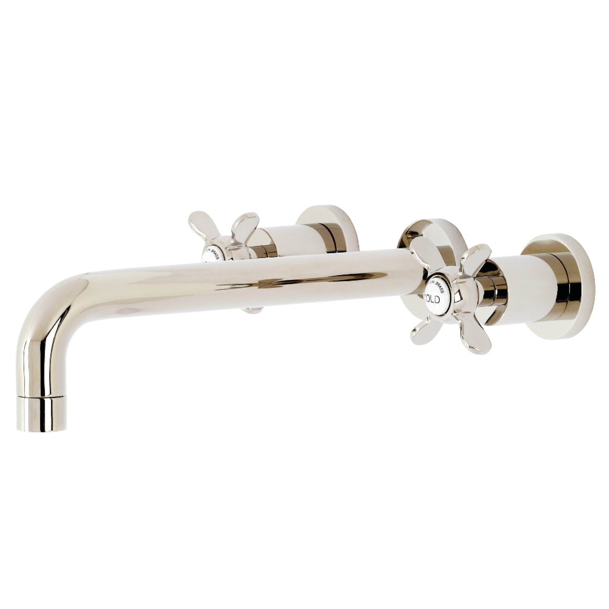 Kingston Brass KS8026BEX Essex Wall Mount Tub Faucet, Polished Nickel