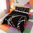 thumbnail image 2 of Erosebridal Wild Animal Pattern King Size Comforter Sets,Classic Cheetah Comforters King Size,Black Reversible,3pcs,1 Comforter and 2 Pillowcases, 2 of 7