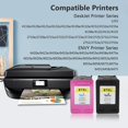 thumbnail image 2 of 67XL Ink Cartridges Combo Pack Compatible for hp 67 XL,High-Yield,Envy 6000 6055 6055e 6400 6455e 6458e deskjet 2700 2700e 2742e 2752e 2755e 4100 4100e 4155e Envy Pro 6455 6458 (1Black,1Tri-Color), 2 of 5