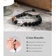 thumbnail image 2 of Bracelets Gifts For Men, Natural Stone Crown Cross Bracelet Valentine's Day Birthday Graduation Retirement Christmas Christian Gift For Son Dad Husban, 2 of 5