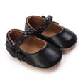 thumbnail image 2 of Yoyauz Baby Girl Mary Jane Shoes Anti Slip Rubber Sole Ballet Slippers Princess Dress Wedding Shoes Newborn Kids Shoes Toddler Shoes（0-12 Month）, 2 of 7