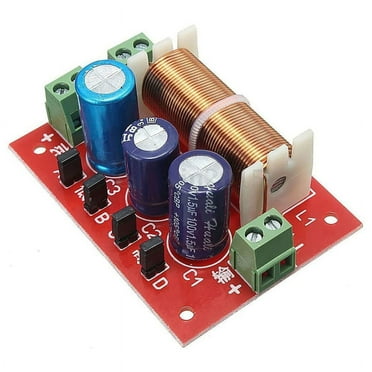 400W Speaker Crossover 2 Way HighLow 416 Ohm Frequency Divider for Speaker