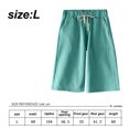 thumbnail image 2 of Pantalones cortos casuales de verano para mujer, pantalones cortos deportivos para gimnasio, pantalones cortos sueltos para senderismo, correr, pantalones cortos con bolsillos, 2 of 5