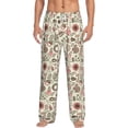 thumbnail image 2 of Lsque Squirrel In The Forest Print Men's Pajama Pants, Lounge Pant - Comfortable Home Wear,Elastic Waistband, Stylish Design-Small, 2 of 9