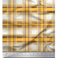 thumbnail image 1 of Soimoi Poly Georgette Fabric Gingham Check Print Sewing Fabric Yard 52 Inch Wide, 1 of 3
