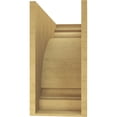 thumbnail image 4 of 10"W x 30"D x 20"H Classic Hughes Rough Cedar Woodgrain TimberThane Corbel, Primed Tan, 4 of 6