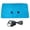 Sky Blue, variant on ANXPTIME Washable Polyester Coolings Blanket With USB Power Fan For Day Use