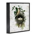 thumbnail image 2 of Stupell Industries Shabby Chic Vintage Bird Nest & Flora Black Framed Giclee Art, 12 x 12, by Susan Arnot, 2 of 7