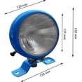 thumbnail image 5 of APSMOTIV Universal Plow Lights Kit super Brighter Plow Lamp Blue Lights directional/parking Light halogens easy to mount regular headlights for Mahindra Model 325 3525 3825 4025 4525 Tractors, 5 of 5