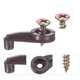 thumbnail image 4 of Uxcell 200 Paquete de Clips Retenedores de Vidrio con Tornillo Tipo Bola de 4mm para Armario Translúcido, 4 of 5