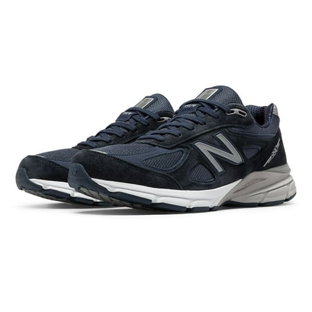 New Balance Men's 990v4 Made in US Shoes Navy with Silver