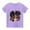Purple, variant on 2025 New Summer Graphic Tees Kids Fashion Round Neck Short Sleeved Print Girls T Shirt Soft Comfort Girls Short Sleeve Tops