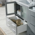 thumbnail image 6 of 72" Freestanding Bathroom Vanity & Vessel Sink & Mirror - Metal Grey, 6 of 6