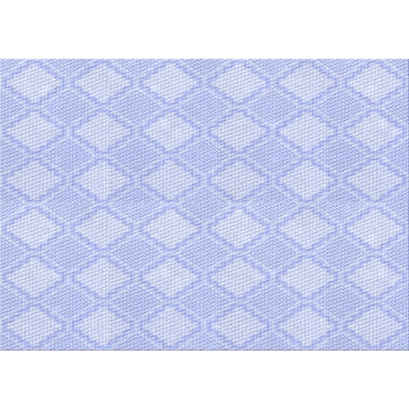 Ahgly Company Machine Washable Indoor Rectangle Transitional Lavender Blue Area Rugs, 2' x 5'