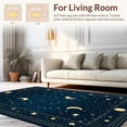 thumbnail image 3 of Whimsical Starry Sky Design Kids Decor Play Area Rug, Soft Rug, Non Slip, Stain Resistant, Washable Area Rugs for Living Room, Bedroom (Blue) 3x5ft, 3 of 6