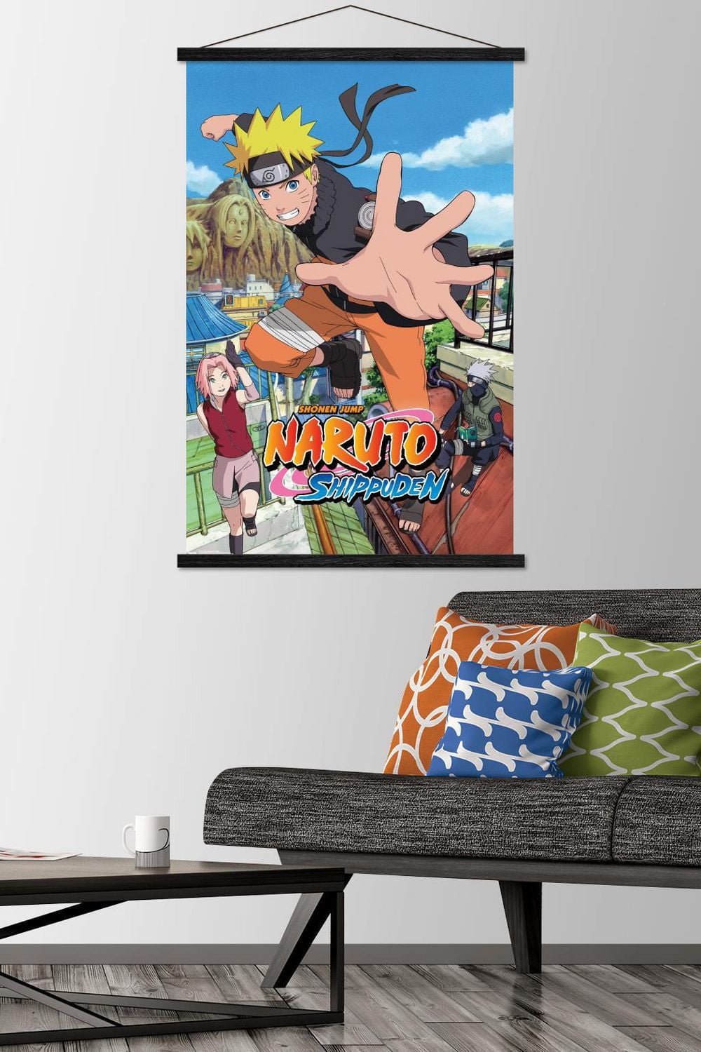 Naruto Shippuden - Jump Wall Poster