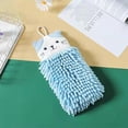 thumbnail image 6 of Chenille Hand Towel - Cute Animal Soft Hanging Hand Towels, Fast Drying & Absorbent Thick Microfiber Hand Towel Decorative Towels for Kitchen Bathroom, 6 of 7