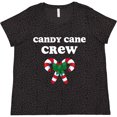 thumbnail image 3 of Inktastic Candy Cane Crew Women's Plus Size T-Shirt, 3 of 5