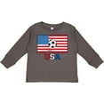 thumbnail image 3 of Inktastic USA Soccer Boys or Girls Long Sleeve Toddler T-Shirt, 3 of 5