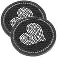 thumbnail image 1 of BEADCEST 2Ud Alfombrillas Antideslizantes Para Tazas De En Silicona Negro Protección Y, 1 of 6